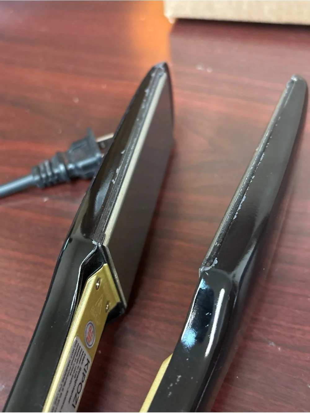 KIPOZI Professional Flat Iron Salon Hair Straightener 1.75” Wide Iron Titanium